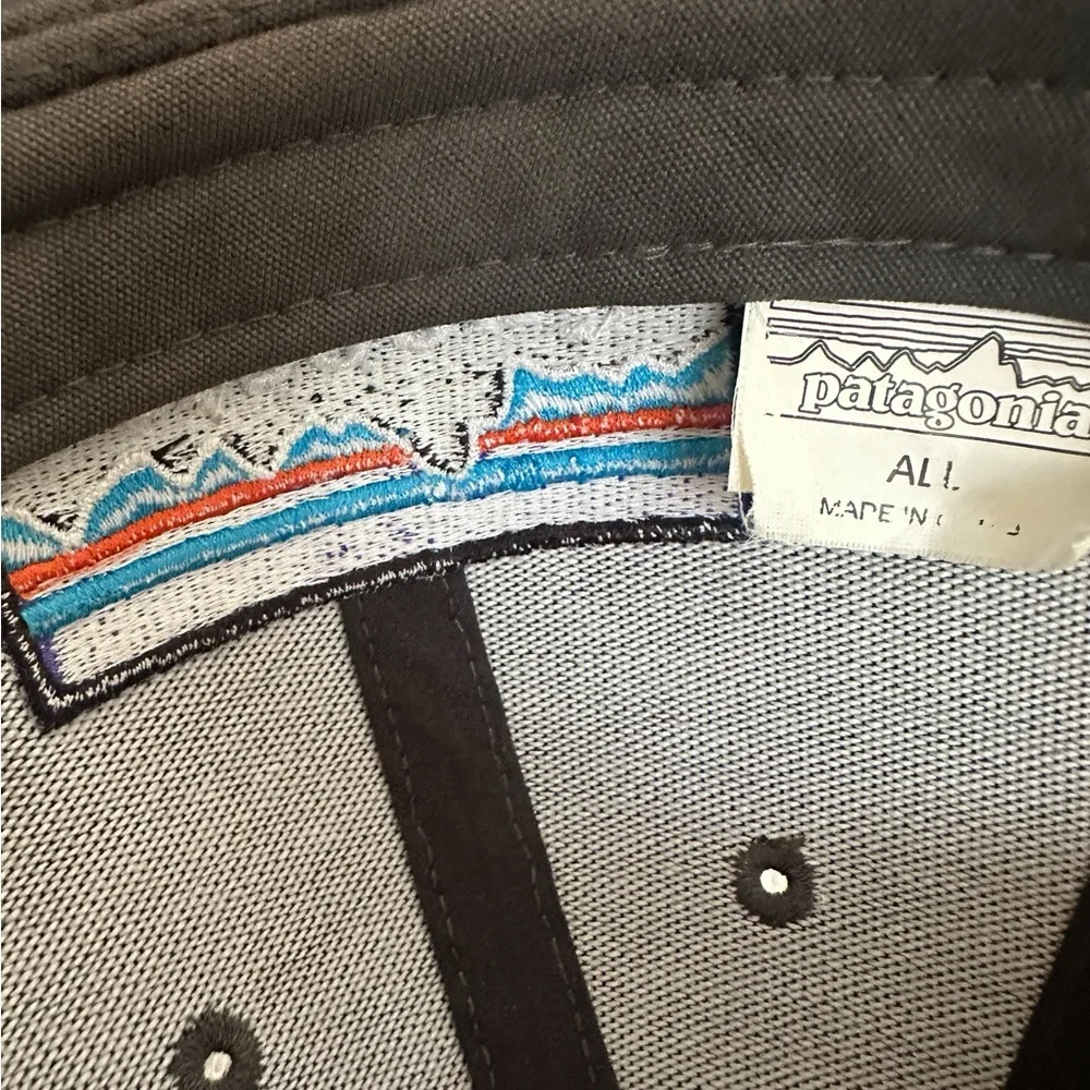 Patagonia Adjustable‎ Trucker Hat Logo Gray One Size